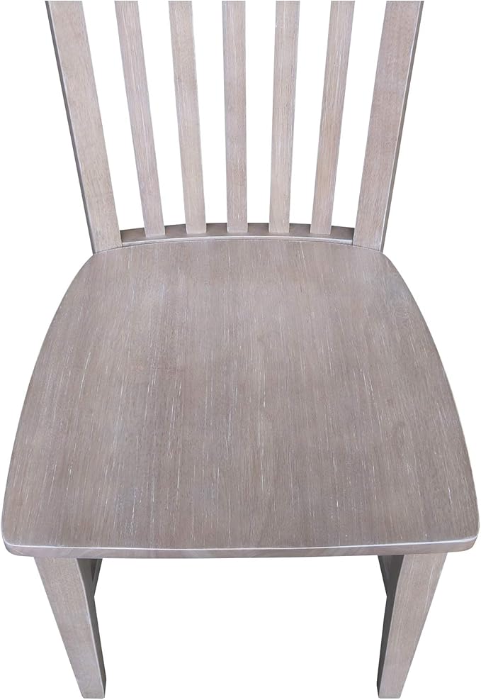 International Concepts Cosmo Chair Washed Gray Taupe
