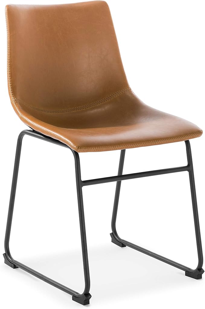 EdgeMod Brinley Dining Chair in Tan (Set of 2)