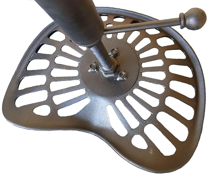 Industrial Bar Stool-Swivel Tractor Seat-Kitchen Dining Counter Chair-Extra Pub Height- Adjustable 24.8-31"-Iron Cast Design