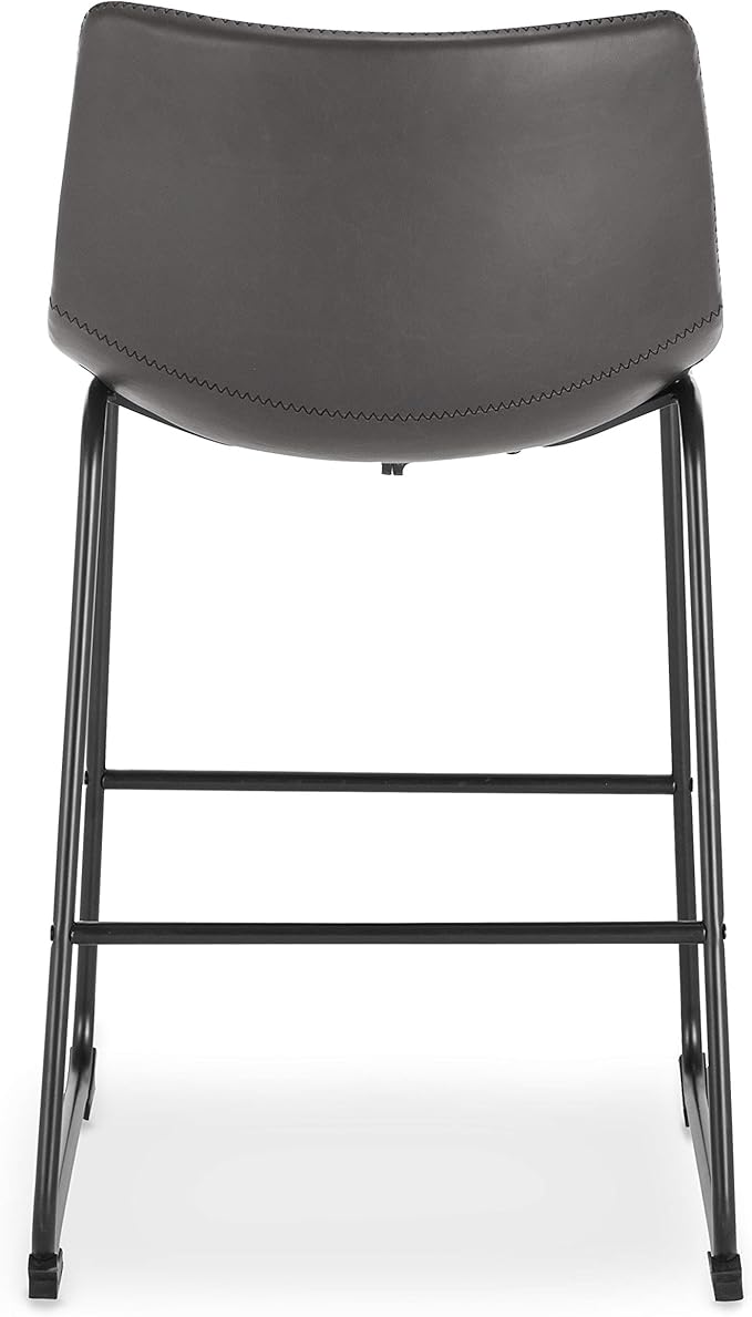 EdgeMod Brinley Counter Stool in Grey (Set of 3)