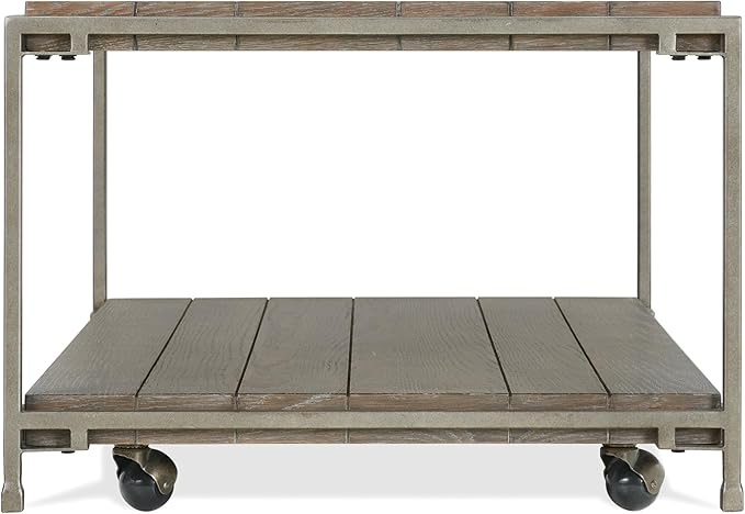 Roundhill Furniture Corbeta Living Room, Coffee Tables, Aged Graphite