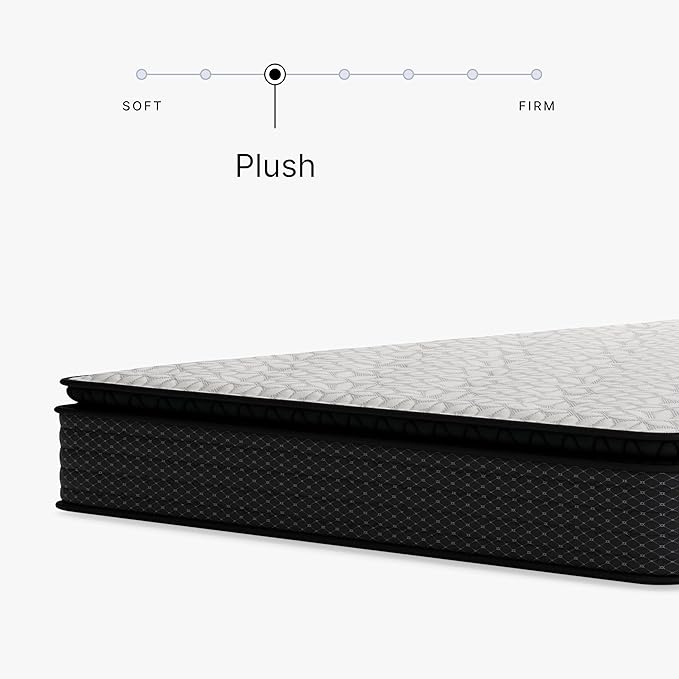 Signature Design by Ashley Limited Edition Pillow Top 13 " Pillow Top Hybrid Mattress with Gel Memory Foam, Edge Support for Cool Sleep and Pressure Relief, Twin, Fiberglass Free, Mattress In A Box