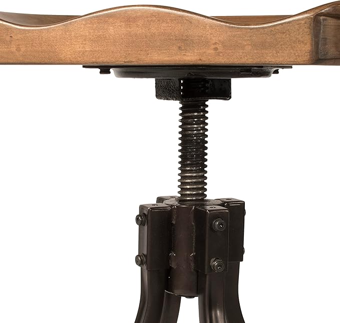 Bar Stool - Silverton Bar Stool with Open Lattice - Hillsdale Furniture - 4734-830, Brown