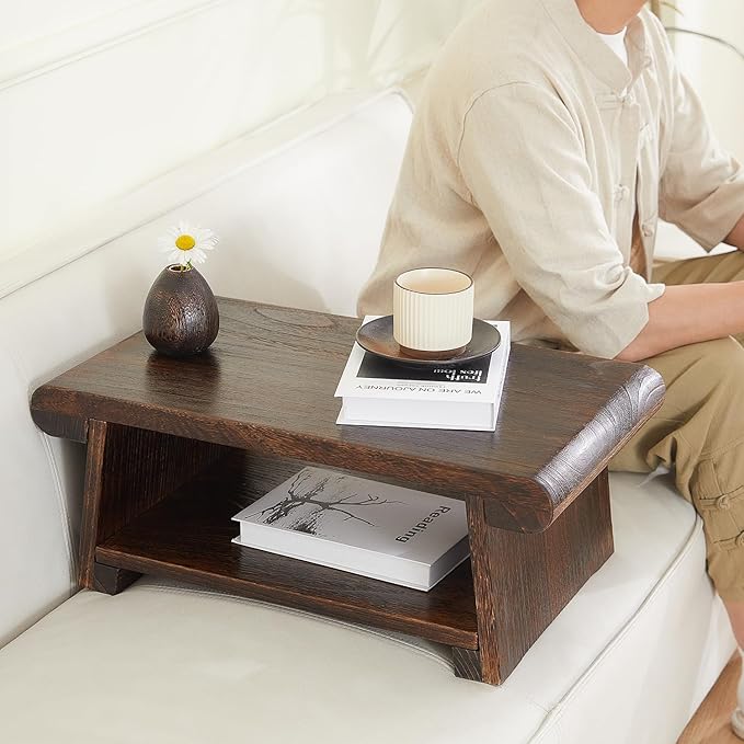Folding Altar Table,Japanese Table for Sitting on The Floor,Low Wood Meditation Table,Foldable Floor Desk