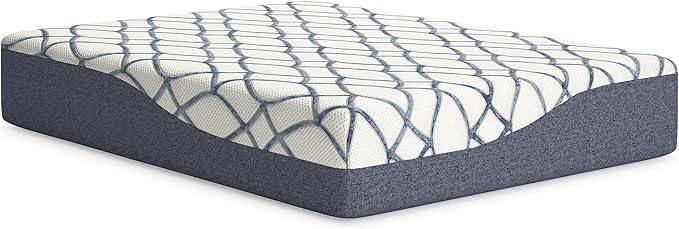 Signature Design by Ashley 14 Inch Chime Elite 2.0 Ultra Plush Green Tea Memory Foam Mattress for Cool Sleep and Pressure Relief, King, Fiberglass Free, Mattress In A Box