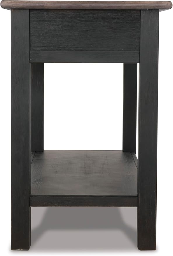Signature Design by Ashley Tyler Creek Modern Farmhouse Sofa Table, Brown & Black