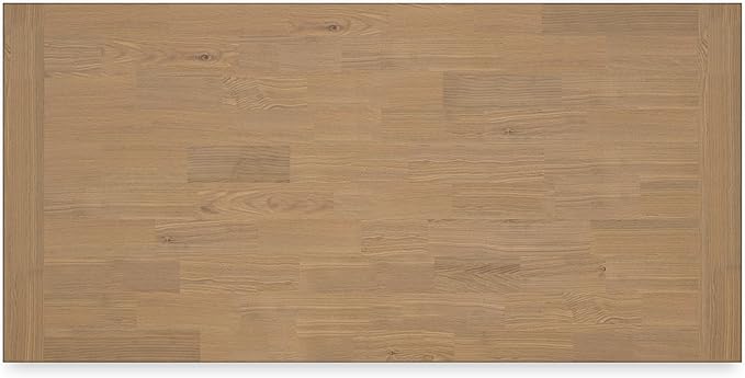 Signature Design by Ashley Ashbryn Casual Dining Table with 4 Felt-Lined Drawers for 8 People, White & Light Brown