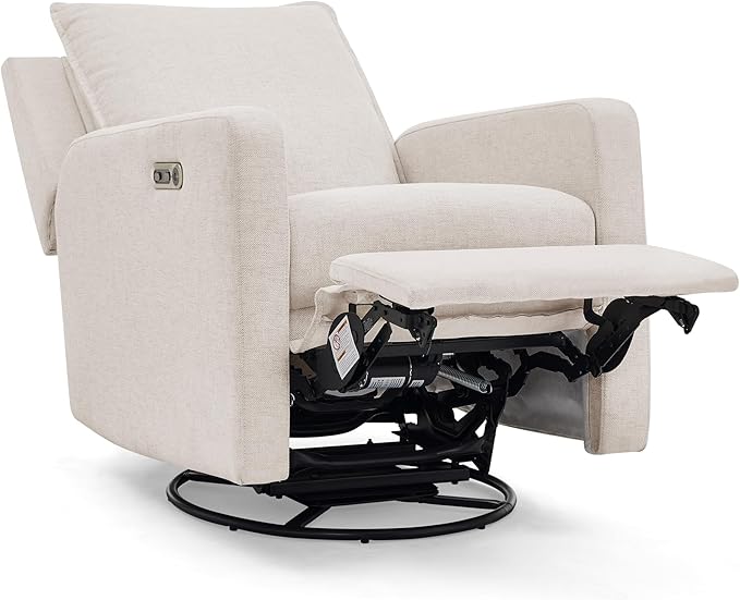 Delta Children babyGap Harlowe Power Recliner with USB-A and Type-C Ports Greenguard Gold Certified – Stain-Resistant Performance Fabric is Oeko-TEX Standard 100 Certified, Sand
