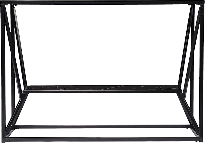 SEI Furniture Argall Console Table, Black