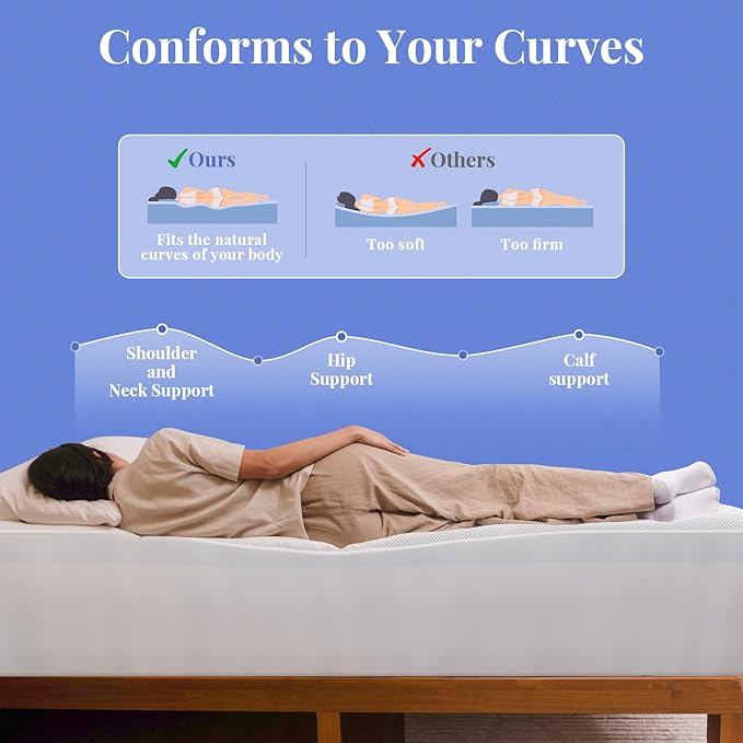 OhGeni Cooling 4 inch Dual Layer Full Mattress Topper, 2 inch Cooling Gel Memory Foam, 2 inch Down Alternative Pillow Top Pad, Mattresses Cover for Bed, Medium Support, Fits 6”-19” Deep Pocket