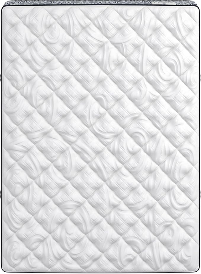Kingsdown Cushion Firm Hybrid Mattress King Cooling Gel Memory Foam Layer Multi-Layered Motion Isolation Cool Sleep Quilted Top Luxury Mattresses, 13.5-Inch Passions Merridale
