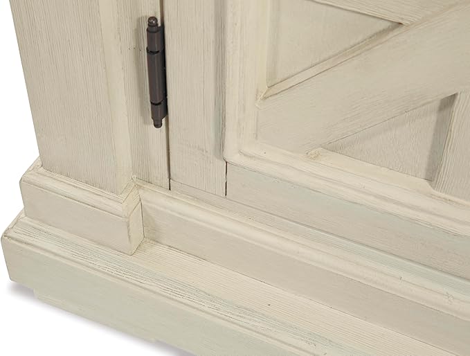 Signature Design by Ashley Bolanburg French Country Dining Room Server, Two-tone White & Brown