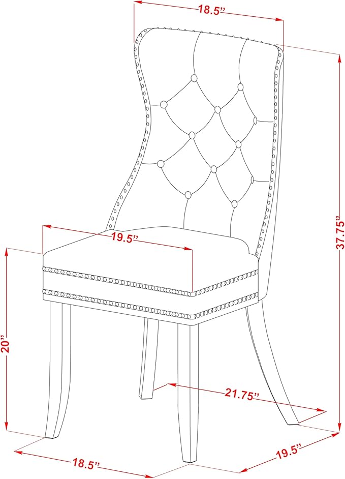 East West Furniture LGDA5-LWH-24 5 Piece Dining Table Set Includes a Rectangle Wooden Table with Butterfly Leaf and 4 Polyester Fabric Upholstered Chairs, 42x84 Inch, linen white
