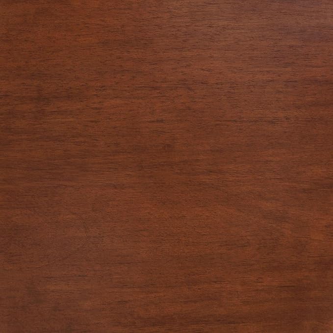 Convenience Concepts Palm Beach Spindle 17.75" Traditional Round End Living Room, Turned Solid Wood Side, Classic Display Pedestal Table, Mahogany