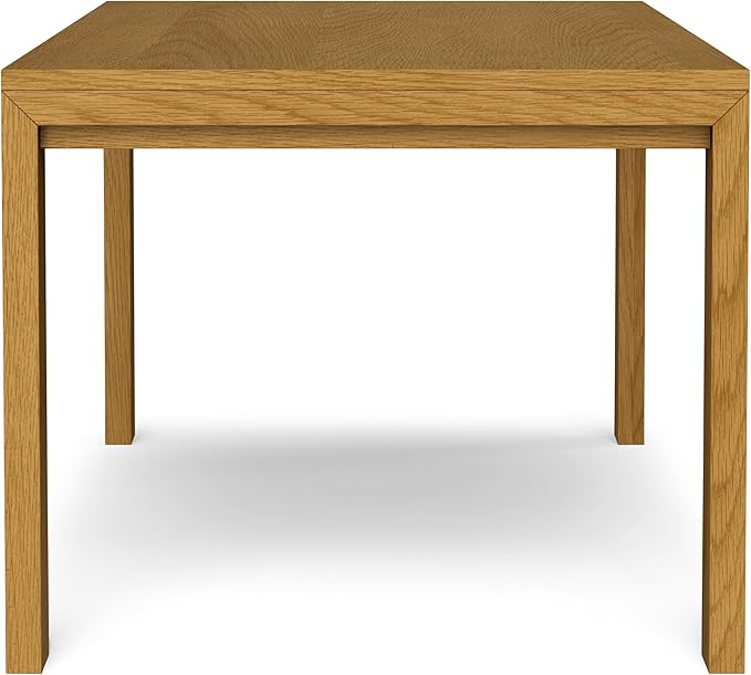 SIMPLIHOME Wilson Dining Table, Solid Wood Oak Veneer, 60 x 36 inches, Transitional-Style Rectangular Kitchen Table for up to 6 People