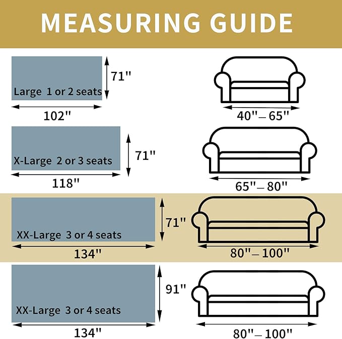 Non Slip Sofa Covers Couch Covers for 3 Cushion Couch Sofa Pet Friendly Washable Couch Covers for Sofa, Soft Thick Sectional Couch Covers L Shape Furniture Protector for Kids, Dogs 71" X134"