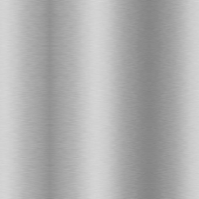Armen Living Charlotte Swivel Bar Stool in Brushed Stainless Steel with Black Faux Leather