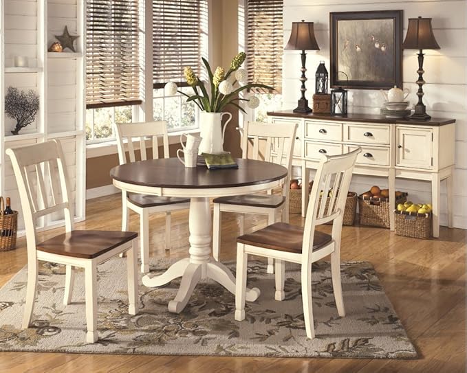 Signature Design by Ashley WhiteOwing Dining Chair, Brown/Cottage White