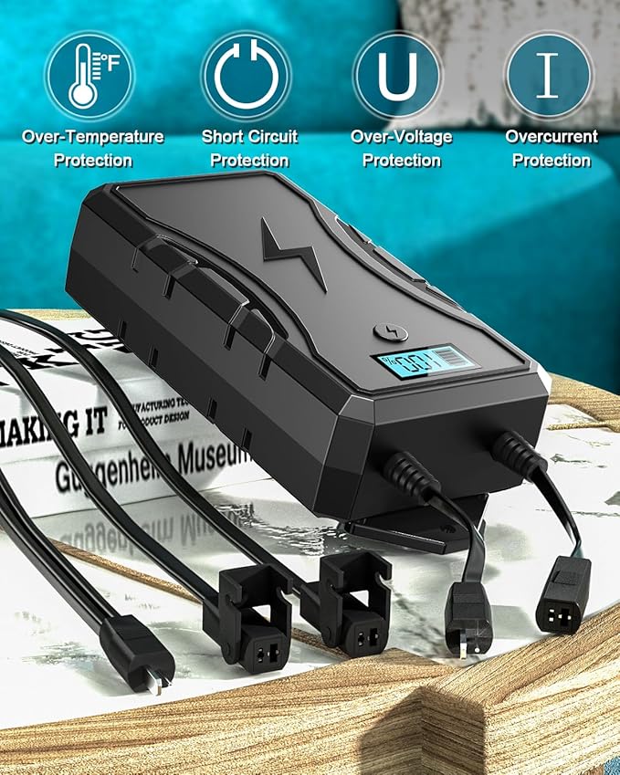Ponkor Battery Pack for Reclining Furniture- 2500mAh Power Recliner Battery Rechargeable, Universal Furniture Battery Pack with 2-Pin Electric Cord for Lift Chairs Sofas- Power Supply