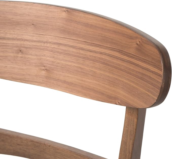 Christopher Knight Home Idalia Curved Leg Rectangular Dining Set, 5-Pcs Set, Natural Walnut / Mint