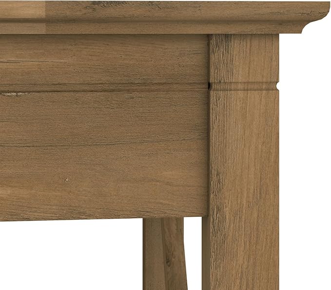Bush Furniture Key West 60W Modern Farmhouse L Shaped Desk in Reclaimed Pine | 60-Inch Corner Table for Home Office