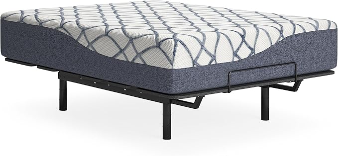Signature Design by Ashley 14 Inch Chime Elite 2.0 Ultra Plush Green Tea Memory Foam Mattress for Cool Sleep and Pressure Relief, California King, Fiberglass Free, Mattress In A Box