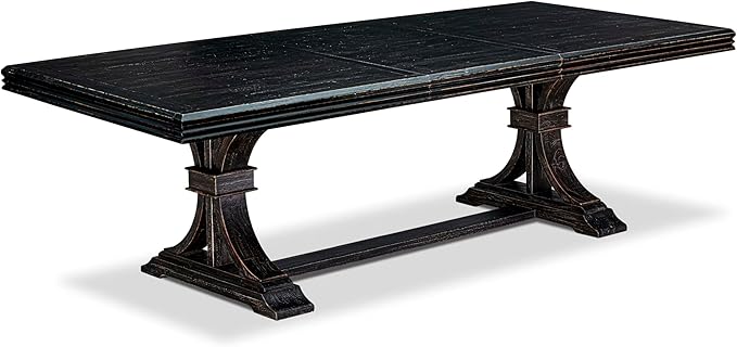 NET-SBB-TP - a Mid-Century Kitchen Table with Removable Rectangular Tabletop – Sand Blasting Black