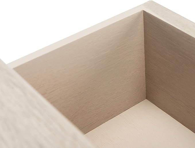 Safavieh Home Collection Tate Greige 2-Drawer Bottom Shelf Console Table