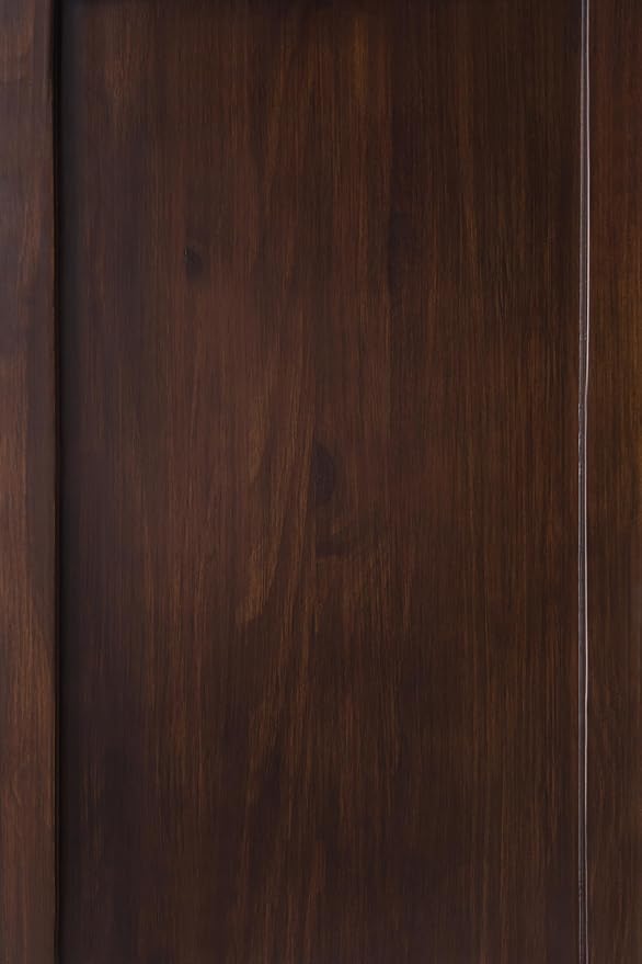 SIMPLIHOME Connaught SOLID WOOD 46 Inch Wide Traditional Tall Storage Cabinet in Dark Chestnut Brown, For the Living Room, Entryway and Family Room