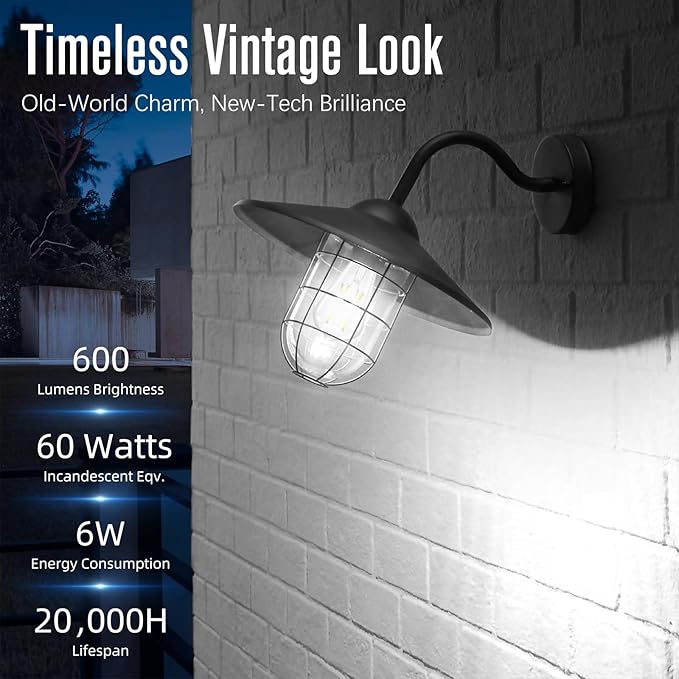 Dimmable LED Edison Bulb, E26 LED Bulb 60 watt Equivalent, Cool White 4000K, ST58 Vintage Light Bulbs, 90+ CRI, 6W 600LM, E26 Base, Clear Glass, 6 Pack