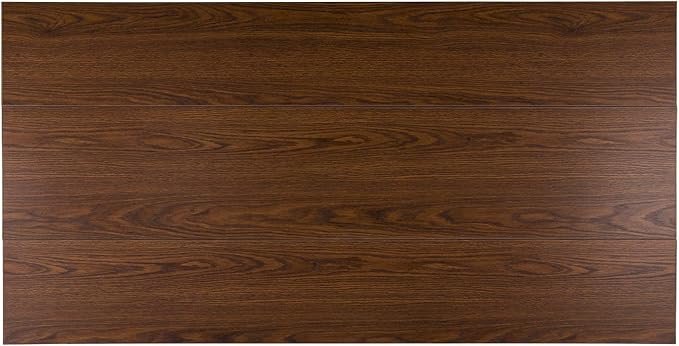 SEI Furniture Driness Drop Leaf Convertible Console to Dining Table, Dark Tobacco, Gunmetal Gray