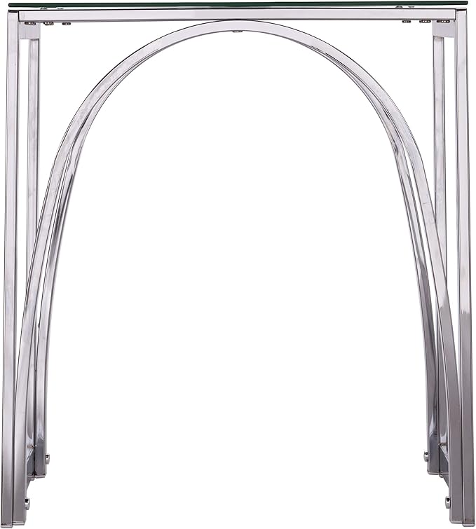 SEI Furniture Stevenly End Table, Chrome