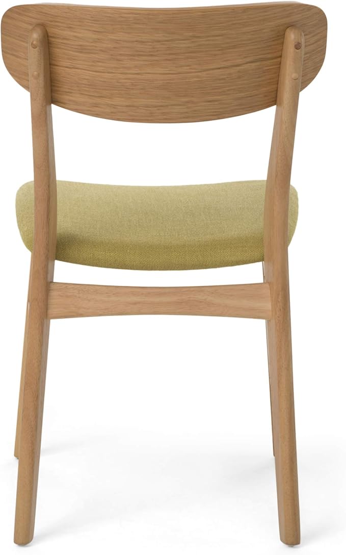 Christopher Knight Home Anthony Mid-Century Modern 7 Piece Dining Set, Green Tea and Natural Oak