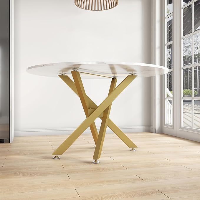 30 Inch Modern Gold Metal X Shape Table Legs, 4 Pieces, 28 Inch Height, 1200 lbs Weight Capacity, Ideal for Tables, Workbenches, Shelves