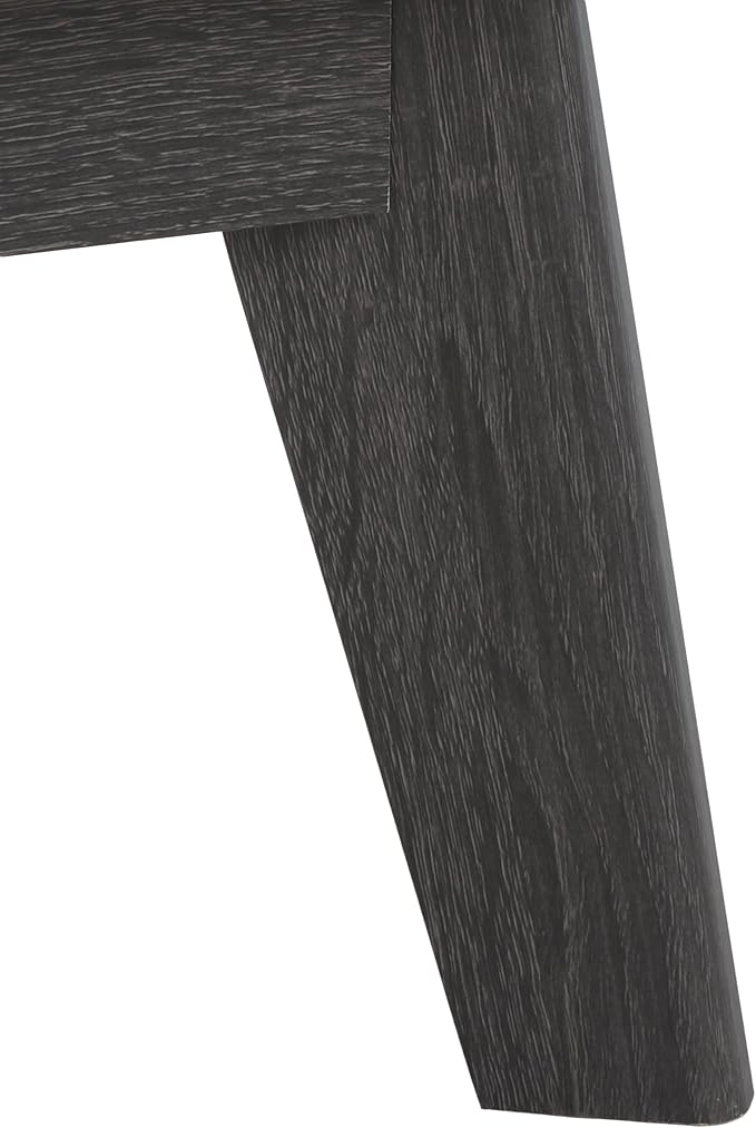 SAFAVIEH ESMA TV Stand for up to 60" Flatscreen – Distressed Black, Low Sideboard with 2 Sliding Doors, 1 Open Shelf, 1 Drawer, Entertainment Media Console (MED9638E)