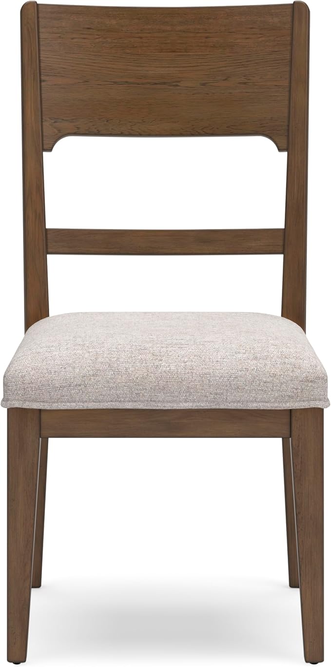 Signature Design by Ashley Cabalynn Traditional Dining Chair Set, 2 Count, Brown & Tan