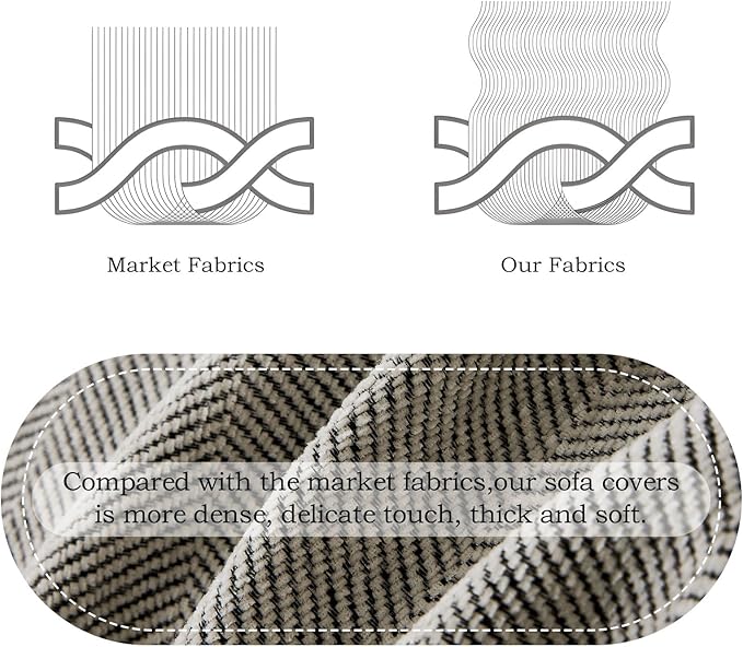 STACYPIK Soft Silver Gray Sofa Cover for Dogs, Modern Jacquard Couch Covers,Pet Friendly Protector for 3 Cushion Couch, Non-Slip Chenille Loveseat Cover for Sectional, Multi-use Throw Cover-71X150IN