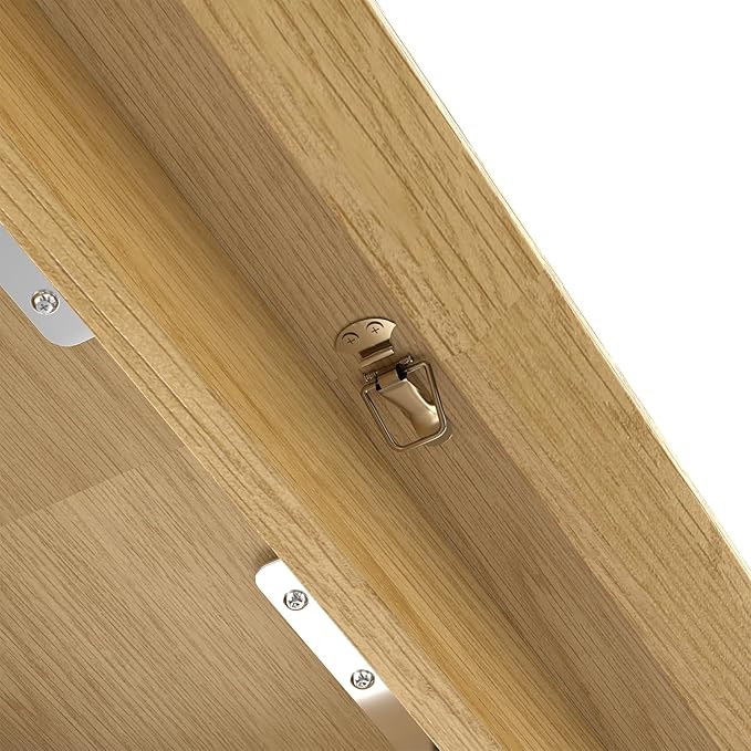 SIMPLIHOME Colby Extendable Dining Table, Solid Wood Oak Veneer in Oak, 60-76 x 36 inches, Contemporary-Style Rectangular Expandable Kitchen Table with Butterfly Leaf for 6+ People