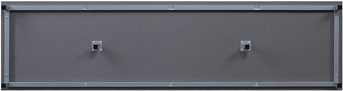 Manhattan Comfort Brighton 60" TV 7 Shelves, Tempered Glass Dividers and Media Wire Management, Modern Free-Standing Entertainment Center for Living Room, Fits up to 56" Television, OneSize, Grey
