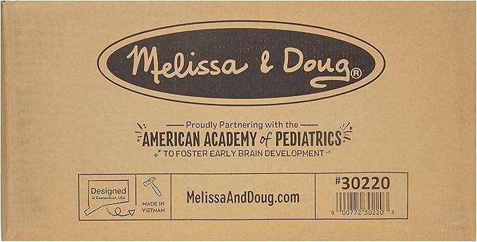 Melissa & Doug Wooden Chairs, Set of 2 - White Furniture for Playroom