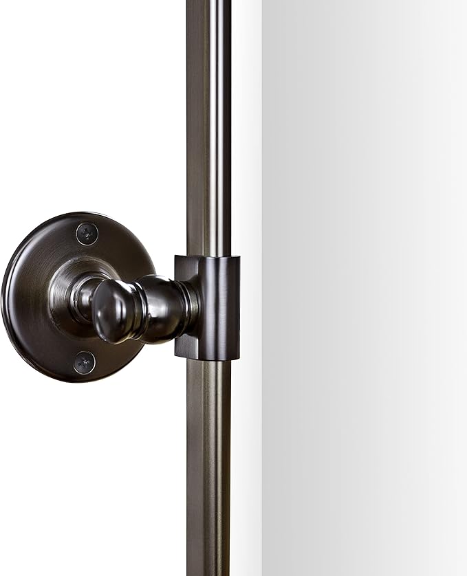 TEHOME Pivot Oil Rubbed Bronze Rectangle Bathroom Mirror Beveled Tilting Rectangular Bathroom Vanity Mirrors for Wall Vertical Wall Mounted Pivoting Mirrors, 25x35''