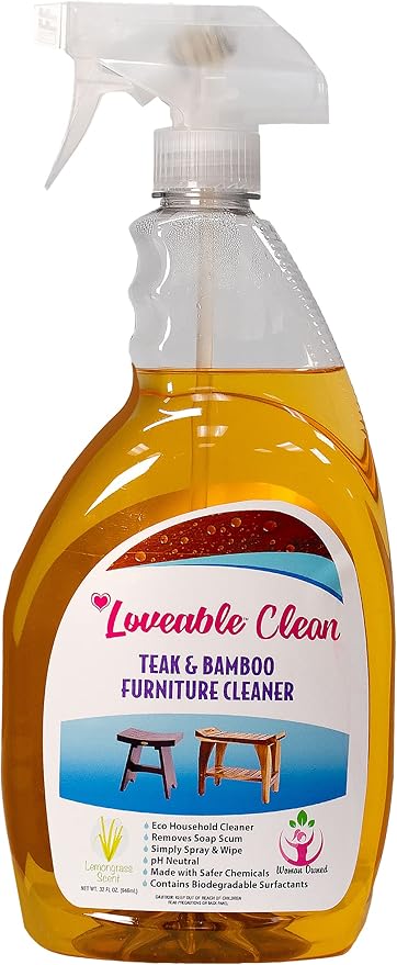 EcoDecors Protective Bundle – Loveable Teak Conditioning Oil, Teak Furniture Cleaner, and Protexion Teak Sealer Spray Bottle
