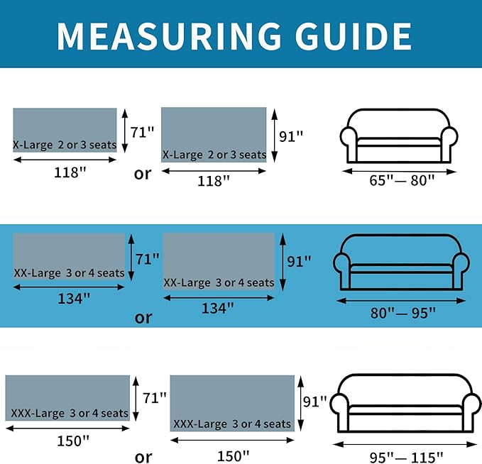 LUFEIJIASHI Boho Couch Covers for Sofa Non Slip Sofa Covers Washable Couch Covers for 3 Cushion Couch Sofa Pet Friendly Sectional Couch Cover Blanket Furniture Protector for Dogs (Grey, 91"x134")