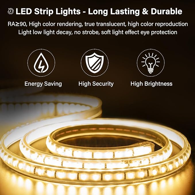 40"x 60"LED Bathroom Mirror, Backlit + Front Lit, LED Bathroom Mirror with Lights for Wall, 3 Colors, Anti-Fog, Dimmable Brightness, Memory Function, Tempered Glass