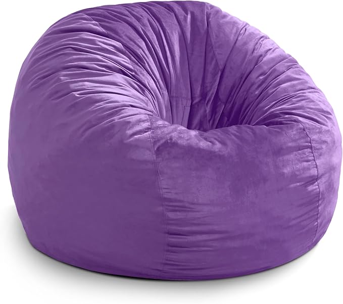 Hobestluk 3FT Bean Bag Chair Giant Bean Bag Chairs for Adults Large Bean Chairs with Removable Cover, Beanbag Chair with Filler, Adult Bean Bag Chairs for Living Room, Bedroom