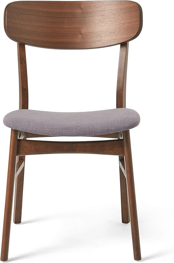 Christopher Knight Home Anthony Mid-Century Modern 7 Piece Dining Set, Dark Gray and Walnut