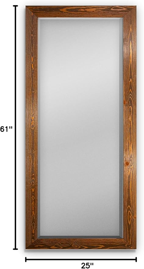 Wexford Home Barnwood Wood Full Length Mirror - Colonial Maple