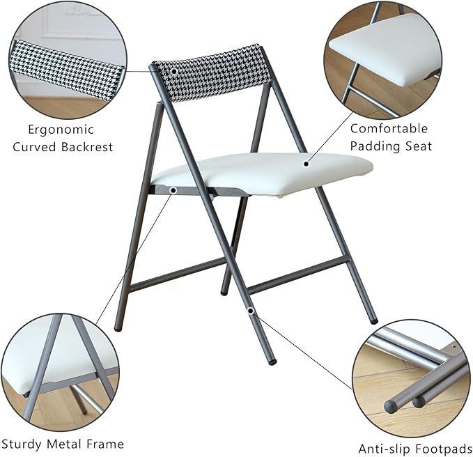 Folding Dining Table Set for 4, Foldable Kitchen Dinner Table and 2 Chairs Set, Extendable Space Saving Drop Leaf Table with Wheels and Storage