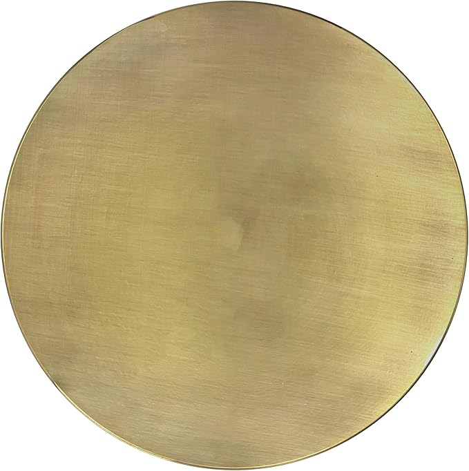 SIMPLIHOME Melene Modern Contemporary 12 inch Wide Metal Side Table in Gold/Grey for The Living Room and Bedroom