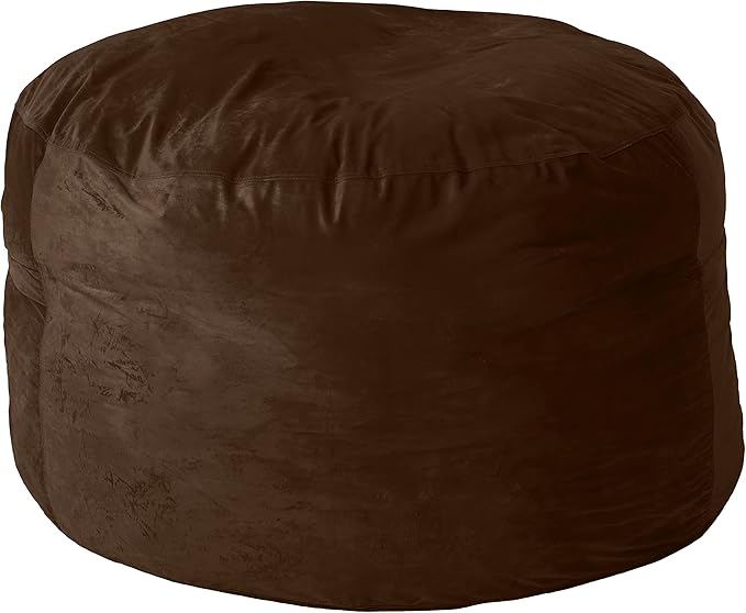 Sofa Sack Bean Bag Chair Cover, 5-Feet, Chocolate